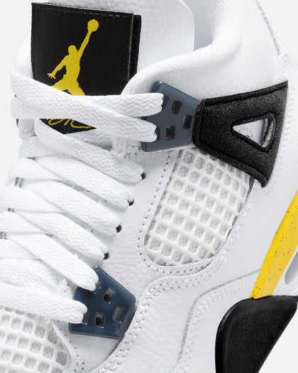 Jordan Kids' Air Jordan 4 Retro "Tour Yellow" (GS) White/Tour Yellow-White