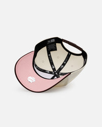 New Era Washington Nationals 'Pink Satin Hearts Walnut' 9FORTY A-Frame Snapback Chrome/Walnut