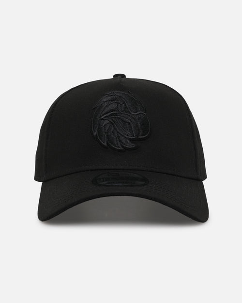 New Era Manly Warringah Sea Eagles 'Black On Black' 9FORTY A-Frame Snapback Black