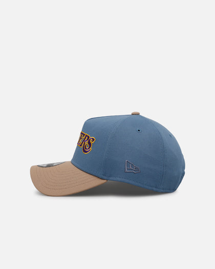 New Era Los Angeles Lakers 'Easy Breezy' 9FORTY A-Frame Snapback Blue/Tan