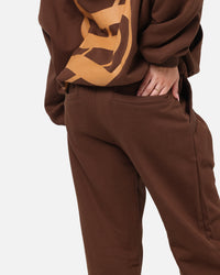 Saint Morta Sacred Script Track Pants Brown