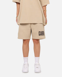 Carre Premium Essentials Sweat Shorts Light Brown