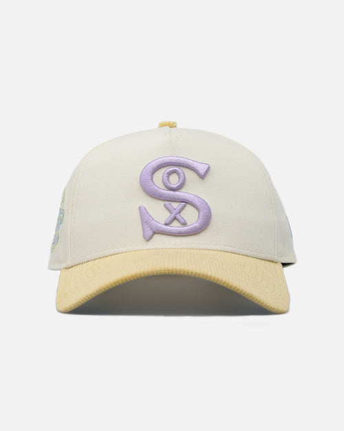 New Era Chicago White Sox 'Easter Corduroy' 9FORTY A-Frame Snapback White/Yellow