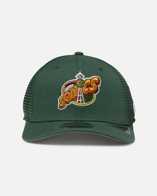 New Era Seattle SuperSonics 'HWC' 9SEVENTY Trucker Stretch Snapback Dark Green