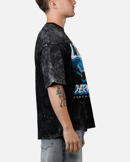 New Era Detroit Lions Boxy Essentials T-Shirt Washed Black