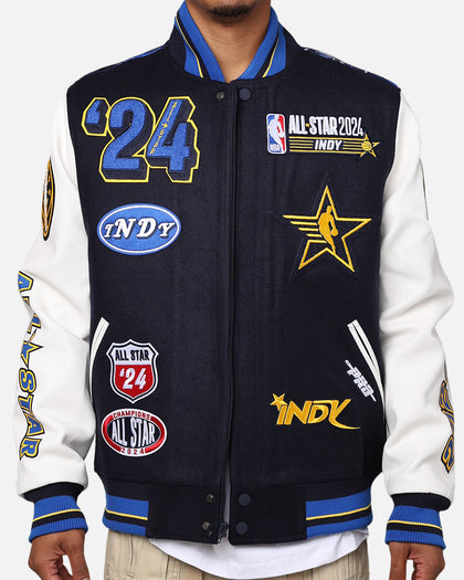 Pro Standard NBA All Star Game 2024 Wool Varsity Jacket Midnight Navy/Royal