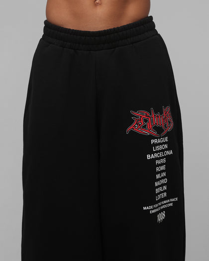 Loiter Team Wipe Sweat Pants Black