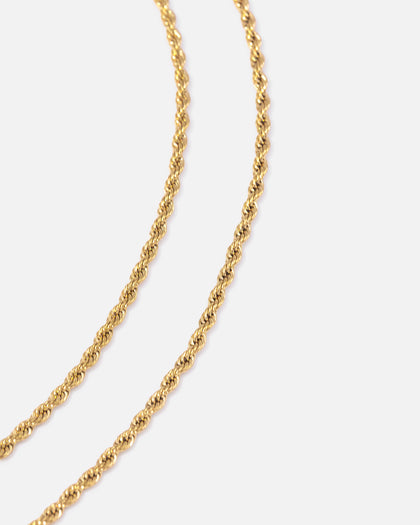 Saint Morta Rose Pendant Chain Gold
