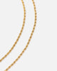 Saint Morta Rose Pendant Chain Gold