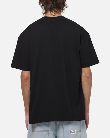 Carre Illusion T-Shirt Solid Black