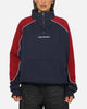 Carre Assembly League 1/4 Zip Crewneck Navy/Red