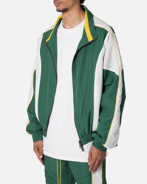 MNML Moto Racing Jacket Green/White