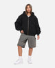 Carre Sherpa Lined Zip Hoodie Black