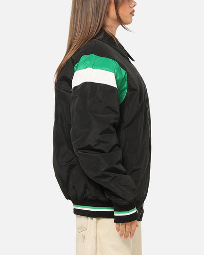 Bleacher Athletic New Zealand Warriors NRL Legacy Baseball Jacket Black