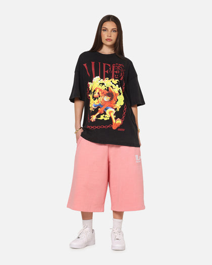73Studio X One Piece Luffy Vintage T-Shirt Off Black