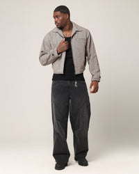 Saint Morta Onyx Panelled Amplus Jeans Black Wash