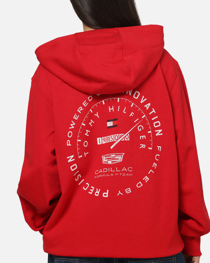 Tommy Hilfiger X Cadillac Formula 1 Team Speedometer Hoodie Red