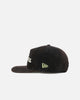 New Era Canberra Raiders 'NRL Golfer Washed Black' Pre-Curved Corduroy Golfer Snapback Washed Black