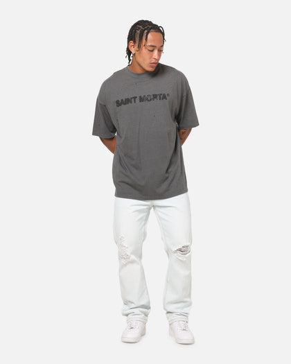Saint Morta Apocalypse Boxy T-Shirt Washed Charcoal