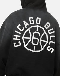 Mitchell & Ness Chicago Bulls Tape Hoodie Black