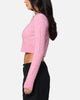 Tommy Jeans Women's Crop Script Sweater Pink