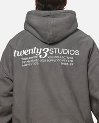 XXII Collectives Hoodie Charcoal/White