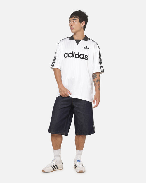 Adidas Collared Goalie Jersey T-Shirt White