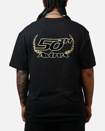 Avirex Gold T-Shirt Black/Gold