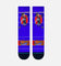 Stance X NBA Philadelphia 76ers Allen Iverson Retro Bighead Crewcut Socks Multi