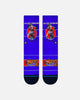 Stance X NBA Philadelphia 76ers Allen Iverson Retro Bighead Crewcut Socks Multi