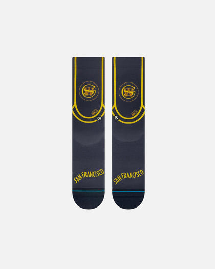 Stance X NBA Golden State Warriors Crewcut Socks Multi