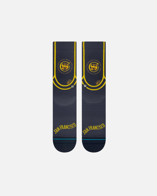 Stance X NBA Golden State Warriors Crewcut Socks Multi