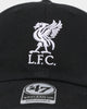 47 Brand Liverpool Football Club Clean Up Strapback Black