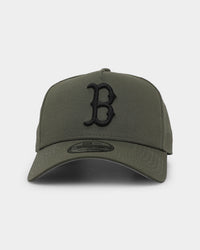 New Era Boston Red Sox 9FORTY A-Frame Snapback Olive