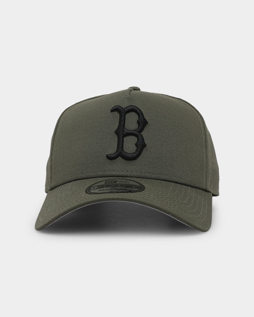 New Era Boston Red Sox 9FORTY A-Frame Snapback Olive