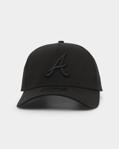 New Era Atlanta Braves 9FORTY A-Frame Snapback Black/Black