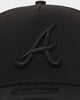 New Era Atlanta Braves 9FORTY A-Frame Snapback Black/Black