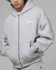 Loiter Rodeo Hybrid Zip Hoodie Grey Marle