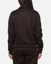Adidas Women's Classic Track Top Brown/Yellow