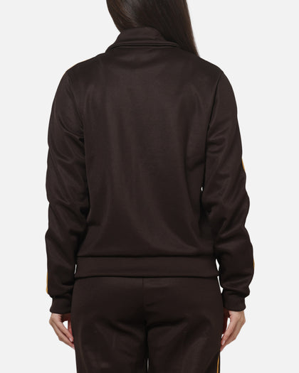 Adidas Women's Classic Track Top Brown/Yellow