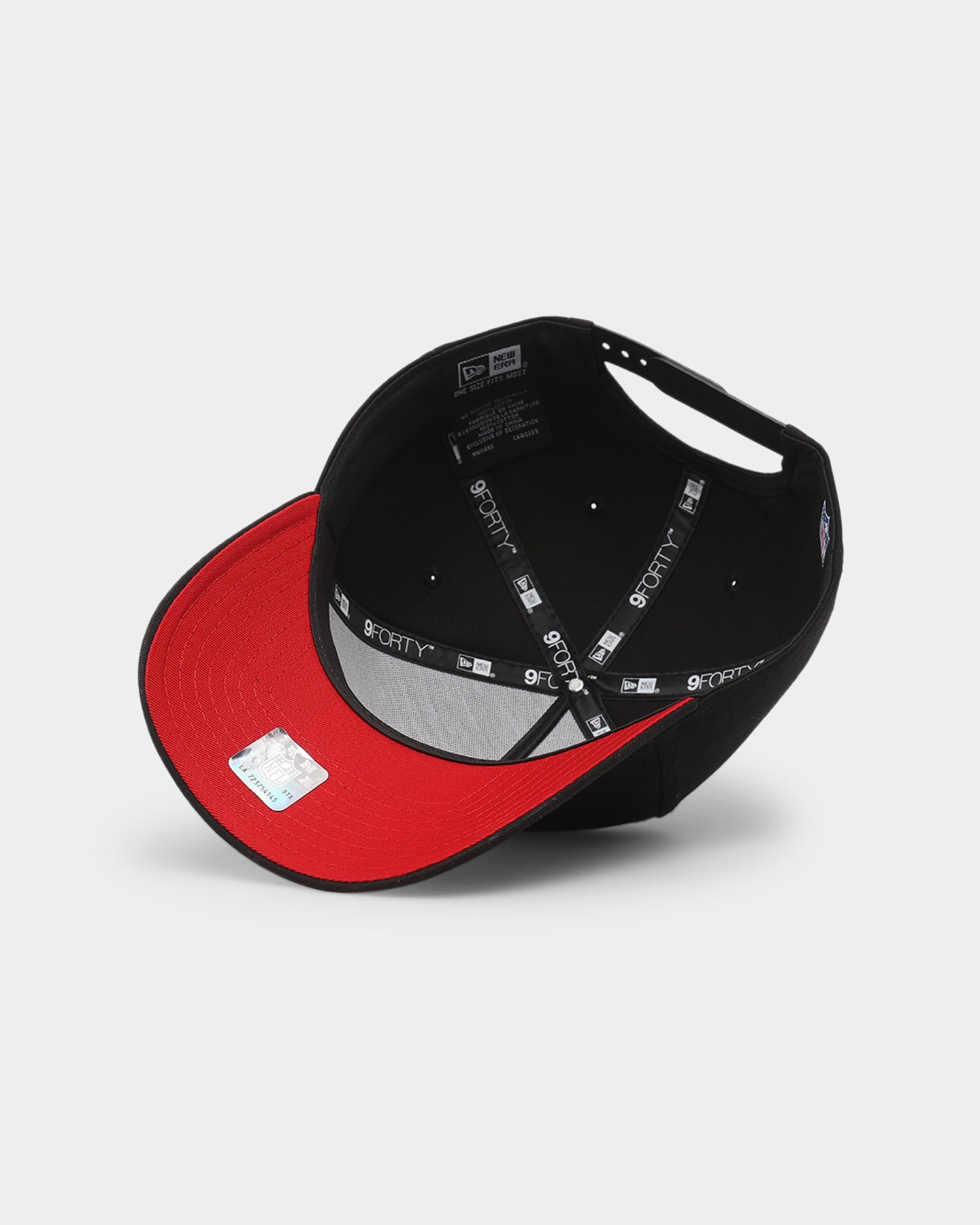 New Era Raiders 9FORTY A-Frame Snapback Black/Scarlet | Culture