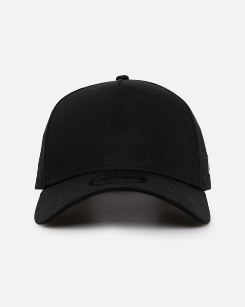 New Era Triple Black Blank 9FORTY A-Frame Snapback Black