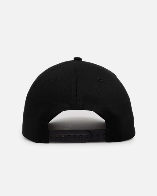 New Era Triple Black Blank 9FORTY A-Frame Snapback Black