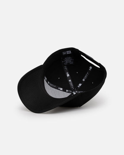New Era Triple Black Blank 9FORTY A-Frame Snapback Black