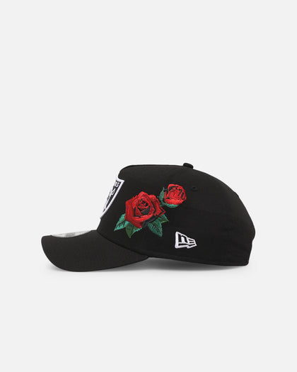 New Era Las Vegas Raiders 'Rose Emblem'  9FORTY A-Frame Snapback Black