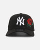 New Era New York Yankees 'Rose Emblem' 9FORTY A-Frame Snapback Black