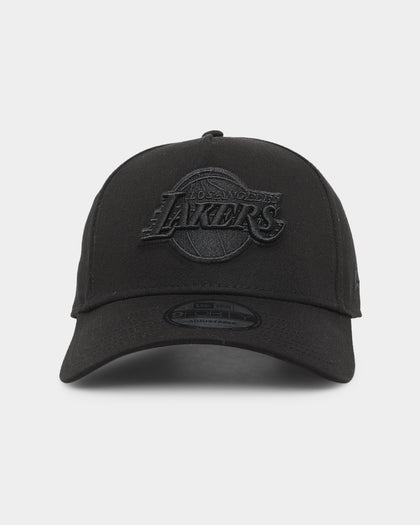 New Era Los Angeles Lakers 9FORTY A-Frame Snapback Black/Black