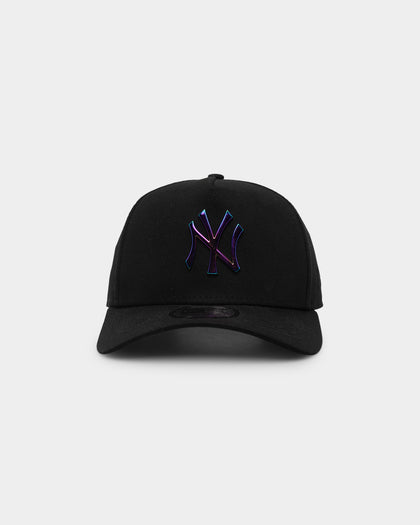 New Era New York Yankees 'Metal Badge' 9FORTY K-Frame Snapback Black/Iridescent