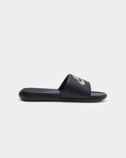 Nike Victori One Slide Black/Metallic Gold