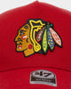 47 Brand Men's Chicago Blackhawks MVP DT Snapback Red